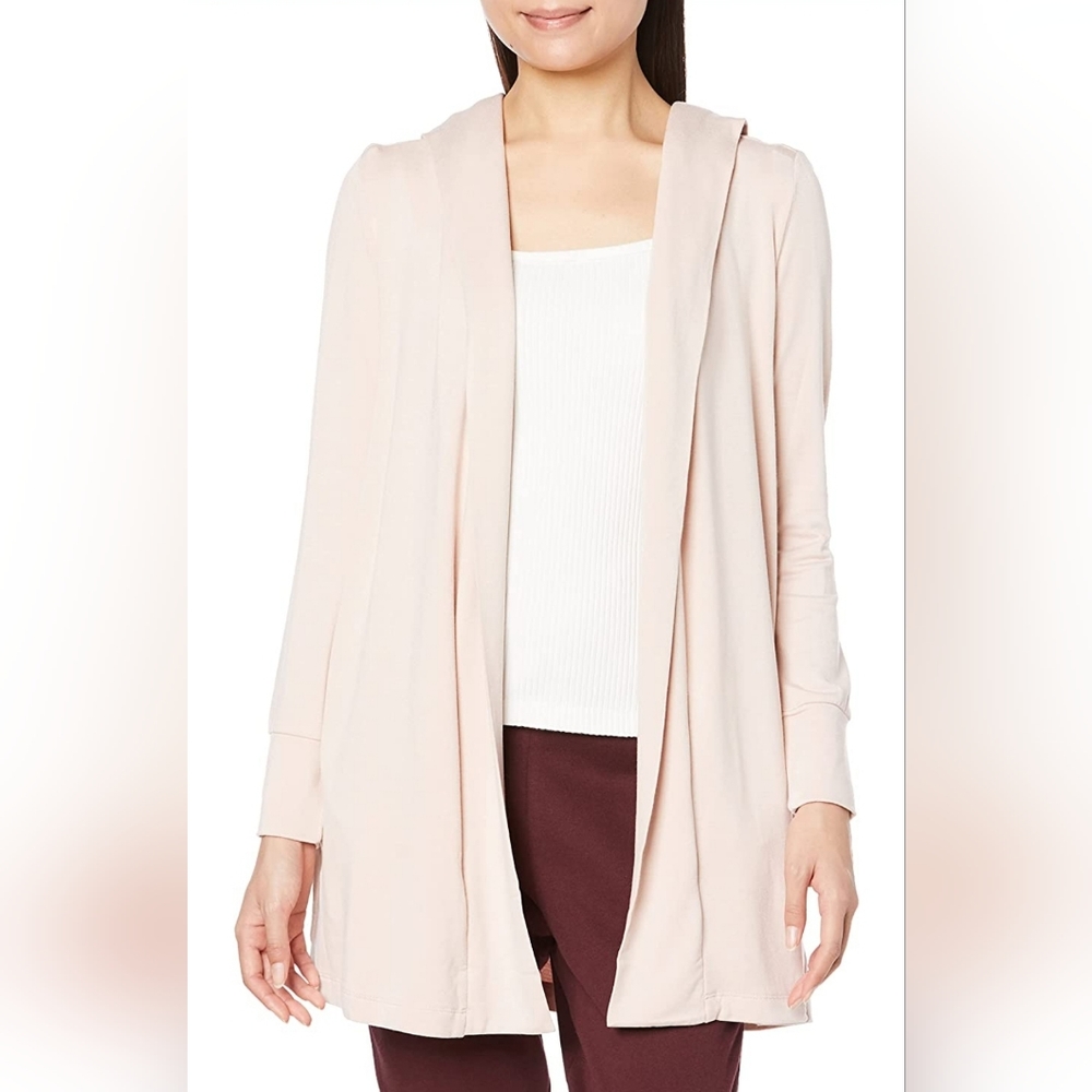 Women's Supersoft Hooded Open Oversized Sweatshirt